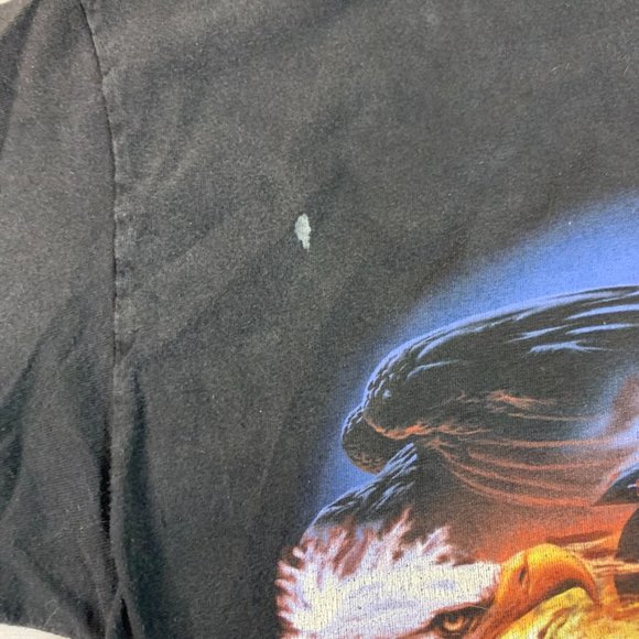 Las Vegas Harley Davidson bald eagle biker t-shirt men's large - Picture 5 of 5